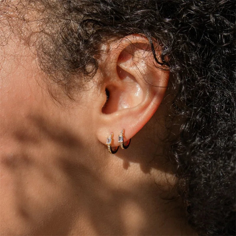 Cecilia Boucle d'Oreille en Acier Inoxydable